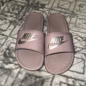 Nike Blush Pink Slide Sandals